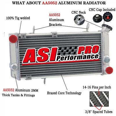 Aluminum Radiator fit SUZUKI TL1000S TL1000 S 1997-2001 1998 1999 USA - Image 1 of 4