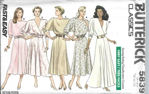 Classics Butterick Muster #5839-Misses schnelles & einfaches Kleid in Größen 6-8-10 - Bild 1 von 1