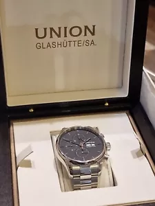Union Glashütte Automatik 44 Chronograph ( Near Nos ) Kaum Getragen! Full Set - Bild 1 von 9
