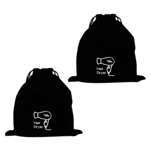 2pcs Hair Dryer Travel Bag Drawstring Bag Tool Travel Bag For Hair Styling Tool - Picture 1 of 11