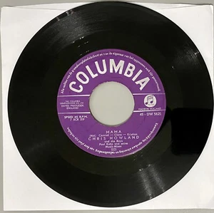 Chris Howland Mama Fraulein Original 1958 Vinyl 45 (VG) DW5625 Holland RARE - Picture 1 of 2