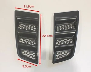 ABS Universal Air Scoop Duct Vent Bonnet Vent Hood Vent CIVIC RR Style Unpainted - Imagen 1 de 5