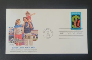 US FDC # 2075 Credit Union Act Of 1934. 1984. - Picture 1 of 6