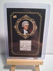 Thomas Jefferson Relic Pieces of the Past Authentic Historic Document Item #3 - Picture 1 of 2