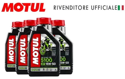 4 LITROS DE ACEITE MOTUL 5100 15W50 4 TIEMPOS MA2 PARA MOTO Y SCOOTER Y ATV - Imagen 1 de 3