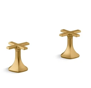 Manijas y válvulas de grifo de baño Kohler K-27010-3-2MB Occasion®, latón cepillado - Imagen 1 de 12