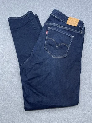 Levi's 311 Shaping Skinny Jeans Women's 20W W38 L31 Premium Big E Blue Wash VGC - Image 1 of 4