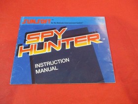 Spy Hunter Nintendo NES Instruction Manual Booklet ONLY #P