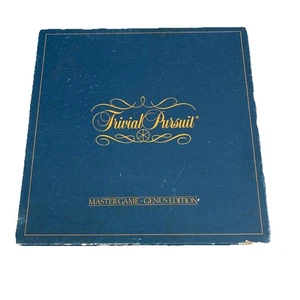 Vintage Original Trivial Pursuit Master Game Genus Edition Board Game 1981 Rare - Picture 1 of 9