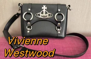 Genuine VIVIENNE WESTWOOD Black Shoulder Bag – Classic British Designer bag - Picture 1 of 12