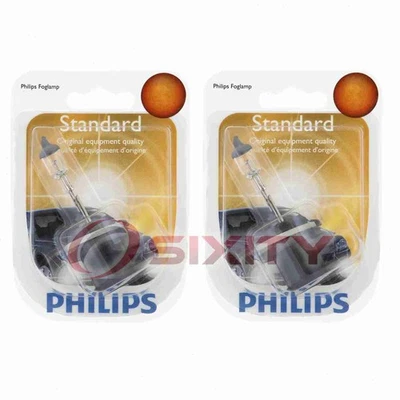 2 pc Philips Front Fog Light Bulbs for Pontiac Aztek Bonneville Firebird ry - Image 1 of 4