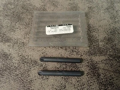 M.A. Ford 79025004 100 Degree 6 Flute 1/4" HSS Countersink 2 Pack (BN474) - Image 1 of 3
