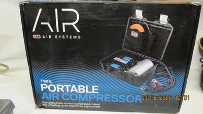 New ARB ckmtp12 twin high performance portable 12v air compressor & case - Image 1 of 4