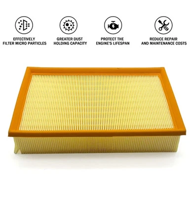 Air Filter For F026400287 Bosch 5Q0129620B 5Q0129620D 5QM129620 S0287 Audi VW - Image 1 of 4