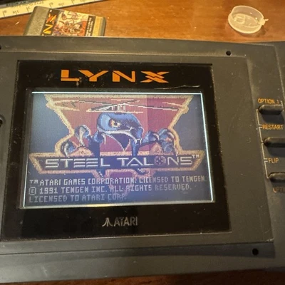 Atari Lynx Steel and Talons Kung Food Tested - Image 1 of 4