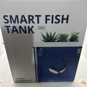 ERAARK 1.5 Gallon Betta Fish Tank self Cleaning, Aquarium kit Smart Aquarium - Picture 1 of 3