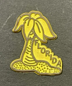 Vintage 1970’s Retro Florida Palm Tree Novelty State Refrigerator Magnet - Picture 1 of 2