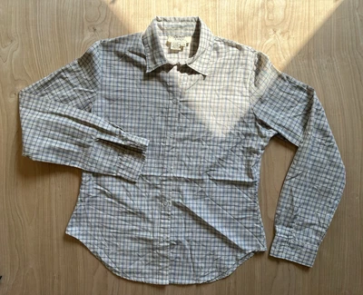 vintage 80's womans BLOUSE button up lightwieght STUART LANG disco NEW WAVE - Image 1 of 4