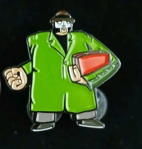 MF DOOM Madvillian Madlib MFfigure Giacca Verde Maschera Personalizzata SPILLA SMALTATA 2002 - Foto 1 di 4