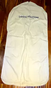 Louis Vuitton Authentic Beige Garment Bag Cover Luxury Travel...EXCELLENT - Picture 1 of 4