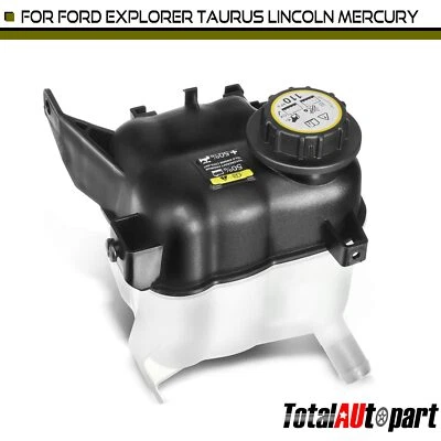 Depósito de refrigerante con tapa para Ford Explorer Taurus X Lincoln MKS Mercury delantero Foto 1 de 4