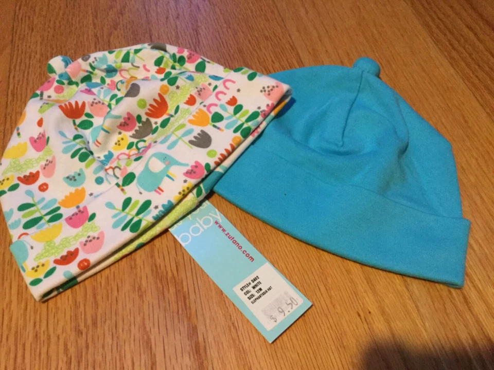 2 Новый Zutano младенца девочки крышки размер 12 месяцев - Изображение 1 из 1