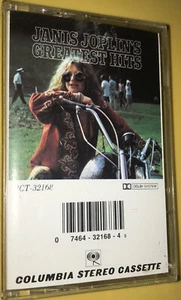 Janis Joplin -Greatest Hits Cassette Tape Rock Jimi Hendrix Eric Clapton Eagles - Picture 1 of 2