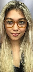 Montatura occhiali da vista uomo donna Gianfranco Ferre GFFS46 004 giallo 51mm nuovi - Foto 1 di 9