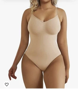 Body para mujer esculpido control abdomen tanga sin costuras ropa moldeadora cuerpo completo. (T) - Imagen 1 de 8