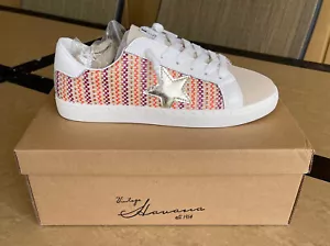 VINTAGE HAVANA DAMENSCHUHE. GR: 8. SNEAKER. CARLA. CORAL MULTI MIX. NEU - Bild 1 von 5