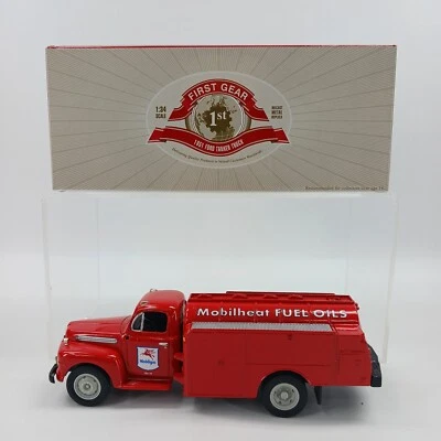 2009 First Gear 1:34 Ford Tanker Truck 1951 Mobil Gas Red 19-3789 NIB - Image 1 of 4