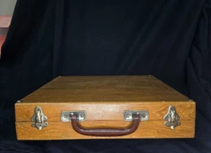 Vintage Star of Thailand bronze ware cutlery set 25 pieces wooden box - Picture 1 of 7