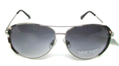 Nine West Woman's Chrome Sunglasses 38175RNJ040 LTS 100% UV Protection - Image 1 of 4