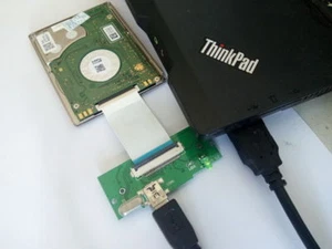 CONVERTER BOARD CABLE ADAPTER for 1.8" CE ZIF PATA MK2008GAL MK3008GAL Hard Disk - Afbeelding 1 van 3