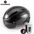 RockBros Cycling Helmet With Anti glare Goggles Mountain Road Bike Helmet Adult