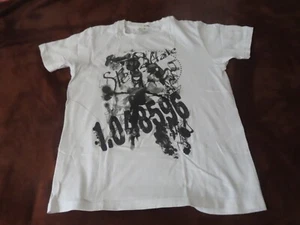 vintage COSPA STEINS GATE Collage Tshirt White Size: M - Picture 1 of 10