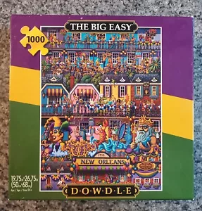 Rarität Dowdle THE BIG EASY 1000 Teile Puzzle New Orleans Karneval KOMPLETT - Bild 1 von 6