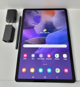 Samsung Galaxy Tab S7 FE 128GB, Wi-Fi, 12.4 in Mystic Black with S-Pen 10/10! - Picture 1 of 6
