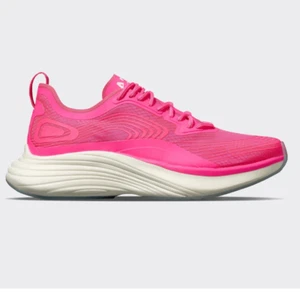 APL Women’s Streamline Sneakers Fusion Pink White, Breast Cancer Awareness NIB S - Picture 1 of 17