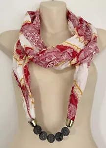 DoTerra essential oil diffusing 100% cotton mandala print scarf lava Stone NEW - Picture 1 of 11