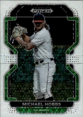 2022 Panini Prizm Draft Picks #PDP220 Michael Hobbs Neon Orange #/50 - Image 1 of 2