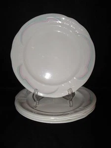 ROYAL ALBERT BONE CHINA HORIZONS AURORA DINNER PLATES - FOUR - Picture 1 of 2