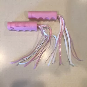 Radio Flyer Tricycle ( 2 ) Replacement Pink Hand Grips w/ Streamers - Picture 1 of 1