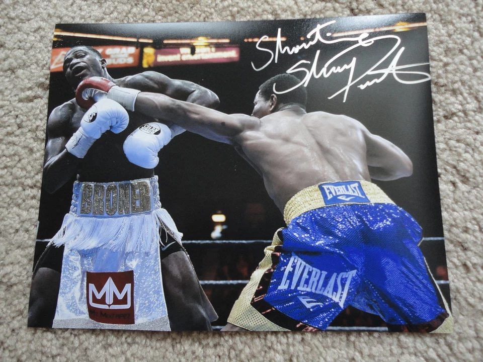 SHAWN "SHOWTIME" PORTER SIGNED BOXING PHOTO COA AUTOGRAPHED WELTERWEIGHT! BRONER - Image 1 of 1
