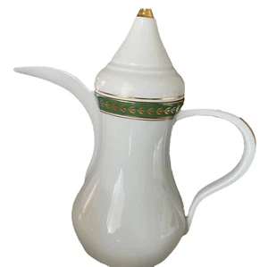 Bernardaud Limoges France pouilly Coffee Pot arabic- tea pot- chipped lid- READ - Picture 1 of 10