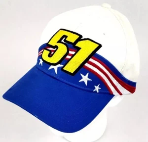 NASCAR Stuart Kirby #51 Hat ๐ฅ Marathon Racing ๐ฅ Stars & Stripes Adjustable Cap - Picture 1 of 5