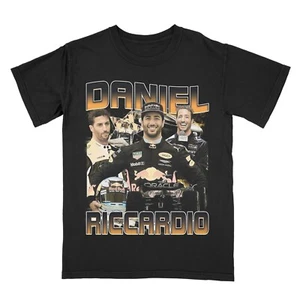 CUSTOM T SHIRT Daniel Ricciardo Vintage Shirt Bootleg Shirt Formula 1 Racing - Picture 1 of 5