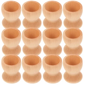 unpainted easter egg holding cupss: 24pcs boiled egg holder egg holder stand - Picture 1 of 12