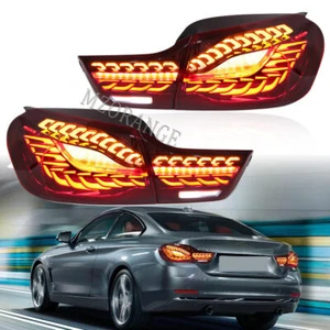 Tail Lights Red For 2014-2020 BMW 4 Series F32 F33 F36 F82 Rear Brake Stop Lamp - Picture 1 of 14