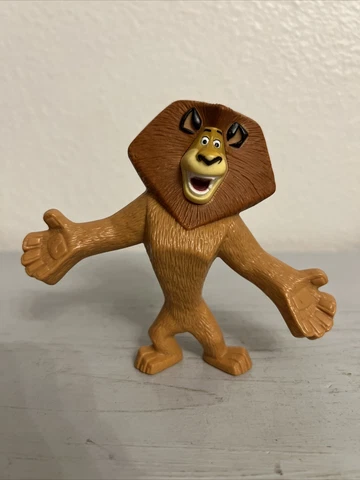 MADAGASCAR ALEX THE LION 4” ACTION FIGURE TOY (PRE-OWNED) Cover